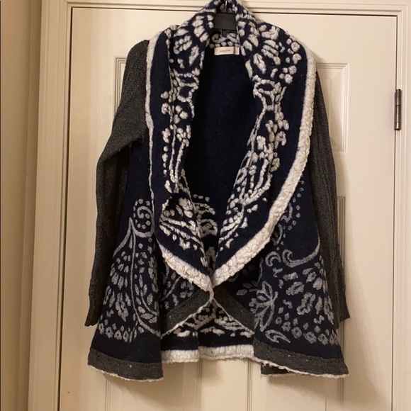 Anthropologie Sleeping On Snow First Snow Cardigan - Picture 3 of 6